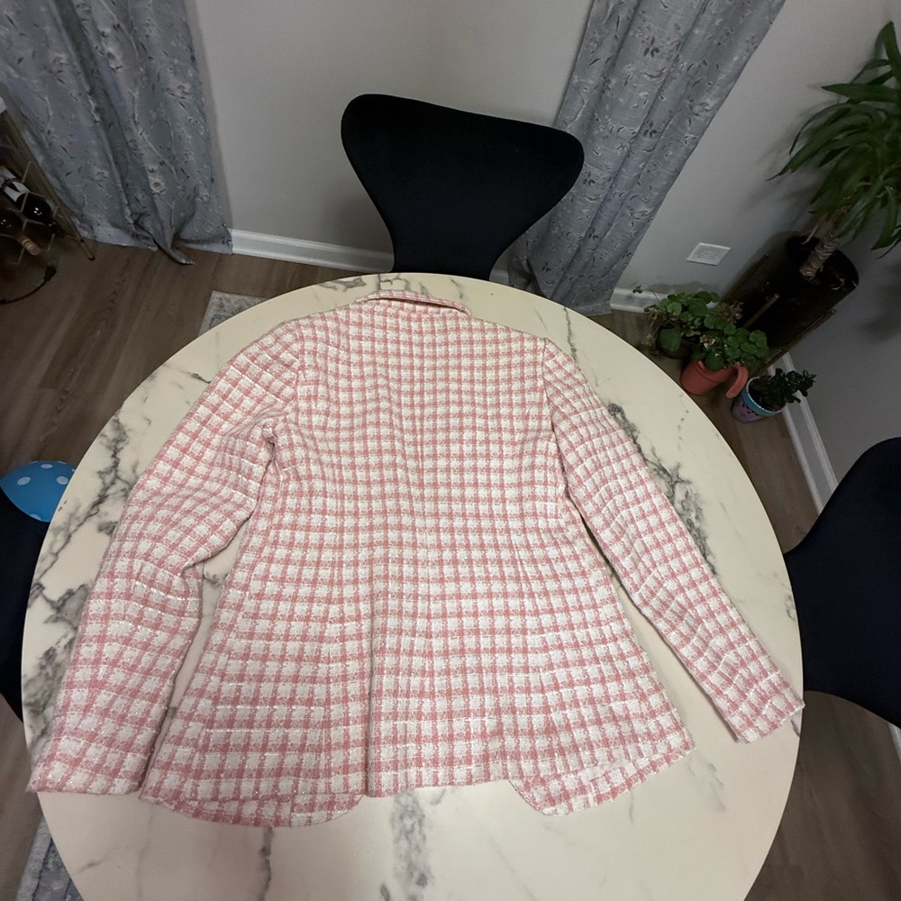 Windsor Pink and White Checkered Blazer - Picture 4 of 6